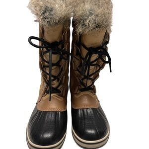 SOREL - Women’s Tofino II Watercolor in a Tan and Black Color Combination - Sz 8